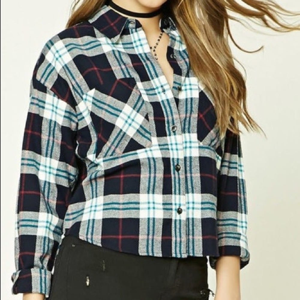 Forever 21 plaid flannel shirt